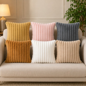 Rabbit Velvet Cushion Cover