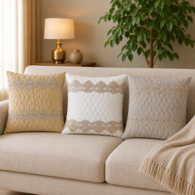 Imperial Lace Cushion Cover
